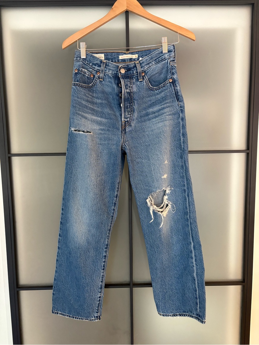 Levi's Ribcage Straight Ankle  Women's Jeans - Blue